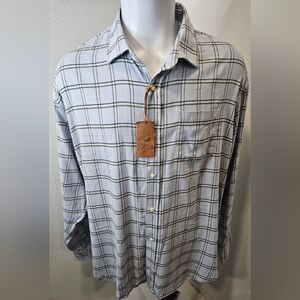 Elliot Mulryan NWT Plaid Button Longsleeve Men's XXL